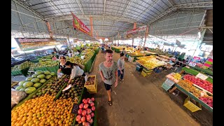 360° 8K  Ratanakorn market in Pattaya ตลาด รัตนากร 05.01.2024