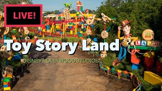 LIVE! Come explore Toy Story Land at Disney Hollywood Studios in Orlando, Florida!