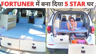 MY NEW CAMPING VAN | CAMPING SETUP IN FORTUNER | CAMPER VAN IN INDIA