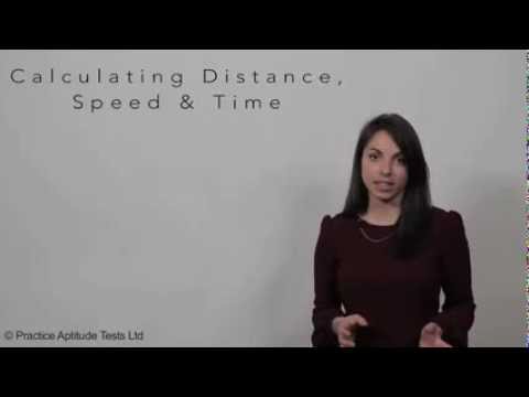 Calculating speed, distance & time Calculating speed, distance & time