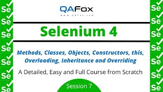 Methods, Classes, Objects, Constructors, this, Overloading, Inheritance & Overriding (Session 7)