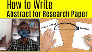 How to write an abstract for a research paper