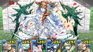 パズドラ【ジューンブライドダンジョン】ヨウユウ パーティで初見クリア【結婚式 超幸福】