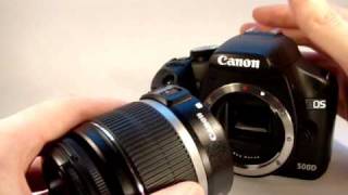 Canon EOS 500D/T1i/KissX3 Video Tutorial 2 -  Setting up the camera  with tips.