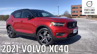 2021 Volvo XC40 R-Design Fusion Red & Charcoal/ Heather's Quick tour