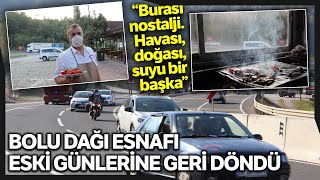 TEM Otoyolu Kapandı Bolu Dağı Esnafı Eski Günlerine Geri Döndü