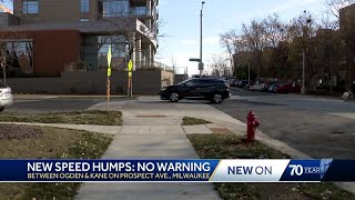 New 'raised crosswalks' on Milwaukee's east side catch drivers off guard