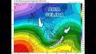 Passion Meteo . ECMWF : nuovo impulso freddo poi forte maltempo su alcune regioni isole e sud .