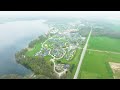 golden lakes hotel u0026 village les lacs de l eau d heure ardennes belgium drone 4k 2023