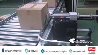 Toshiba APLEX4 Boxes Air Blow Label Application | Resay Technologies