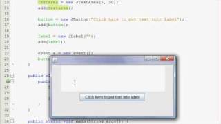Java GUI Tutorial 28 - JTextArea