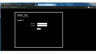 Level 7 Hacker Test