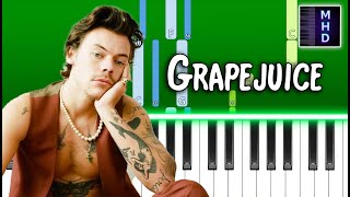 Harry Styles - Grapejuice - Piano Tutorial