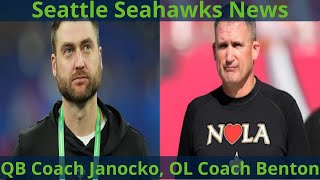 Seattle Seahawks hire QB Coach Andrew Janocko, OL Coach John Benton, from New Orleans Saints