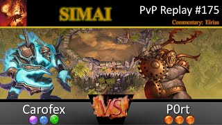 Tactics vs Strategy--Carofex vs P0rt | Skylords Reborn PvP Replay