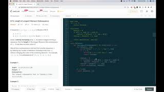 Live Coding Leetcode 873: Length of Longest Fibonacci Subsequence