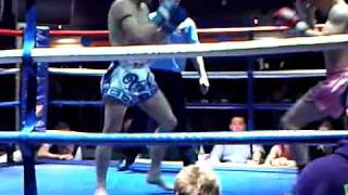 Paul Karpowicz (2 Technical Muay Thai) Vs Stephen Hodgers - Round 2