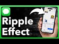 How To Send Message With Ripple Effect On iPhone