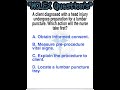 🔥nclex question s nclex preparation🔥 nursing association daily questions 👍💯