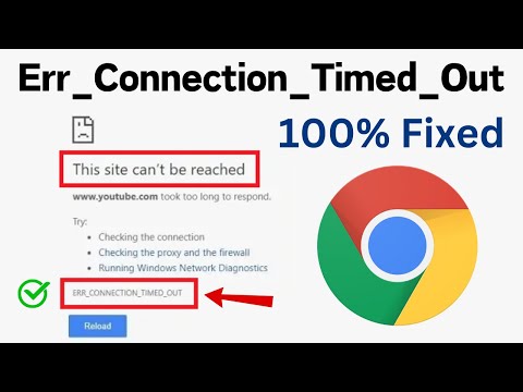 Fix Err Connection Timed Out Error Google Chrome  Quickly Fix Err_Connection_Timed_Out Chrome