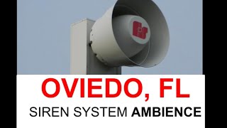 Oviedo, FL - Siren System Ambience - Federal Signal 2001-130s - 1 Min Fast Wail (Seminole/Orange Co)