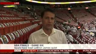 NBA Finals 2013 covered by BBC World