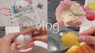 [💸Doll Vlog💸] 아기 키티랑 붕어빵 사러 가는 인형계 브이로그 Roleplay Hello Kitty goes to buy fish- shaped pastry 🥐ASMR