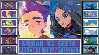 Paldea Champ Battle: KIERAN vs GEETA