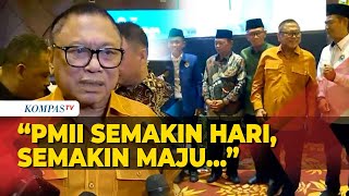 Hadiri Rakernas IKA PMII, Ketum Hanura OSO Harap PMII Semakin Maju