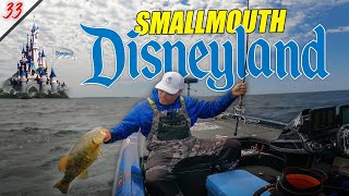 SMALLMOUTH DISNEYLAND Unlocked! - Bassmaster Elite St. Lawrence (Practice) - UFB S2 E33