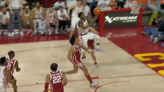 Izaiah Brockington Highlights (Oklahoma at Iowa State) 22 pts, 2 rebs, 1 ast, 1 stl, 1 blk