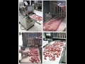 frozen meat cube cutting machine冻肉切丁机 frozen chicken cutting machine凍排骨切塊機