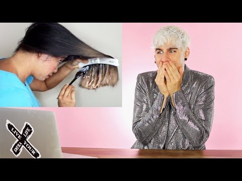 HAIRDRESSER REACTS TO DIY BOX DYE OMBRE FAILS! |bradmondo HAIRDRESSER REACTS TO DIY BOX DYE OMBRE FAILS! |bradmondo