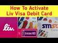 How To Activate Liv Visa Debit Card / Liv Debit card activation / Liv atm card kaisy activate krein