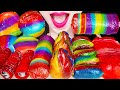 ASMR FROZEN FRUIT ROLL UPS ICE CREAM 롤업 젤리 아이스크림 먹방 MUKBANG