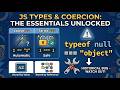 JS Types & Coercion | Primitives vs Reference Types | JS Devs