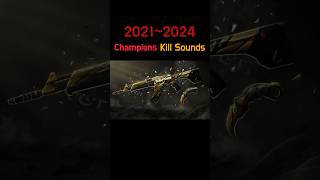 2021~2024 Champions Skin Kill Sounds Collection #valorant