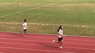 女丙4x400米接力決賽 1.王梓柔2.陳沛淇3.江芷琳4.吳倩瑩 | 2017-2018 元朗學界田徑