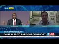 DA reacts to part one of the State Capture Inquiry report