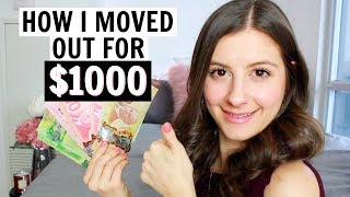 HOW I FURNISHED MY APARTMENT FOR $1000! TIPS FOR MOVING ON A BUDGET