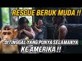 RESCUE BERUK MUDA ! DITINGGAL YANG PUNYA KE AMERIKA !!