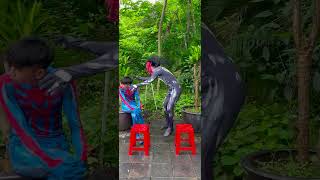 WOW!!! Why was he able to escape from that scary demon?😍😘😝#shorts #spiderman #funny #trendingshorts