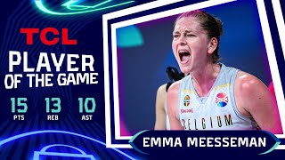 Emma Meesseman 🔥 TRIPLE DOUBLE | TCL Player Of The Game | BEL vs SRB | FIBA #EuroBasketWomen 2023