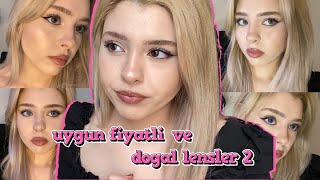 Kullandığım renkli lensler 2 / freshlook lens denemeleri / lenslerde batma / lens temizliği