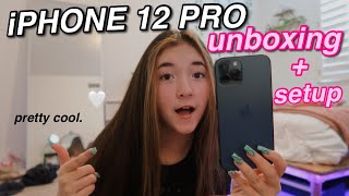 iPHONE 12 PRO UNBOXING! setup + review
