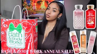 🎀BATH \u0026 BODY WORKS ANNUAL BODY CARE SALE🥰 ALL $4.95!!! | ALLIE MARIE #fyp #vlog #bathandbodyworks