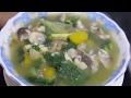 Dried Fishes Soup With Mix Vegetables - Cooking Healthy Food At Home- Cambodian Food