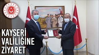 Millî Savunma Bakanı Hulusi Akar ve TSK Komuta Kademesi Kayseri Valiliğini Ziyaret Etti