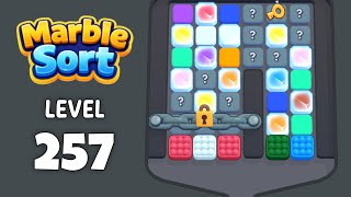 Marble Sort level 257 solution