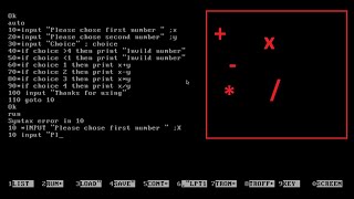 How to make a calculator in Gw Basic !